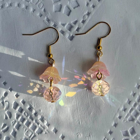 bud earrings - $8.00