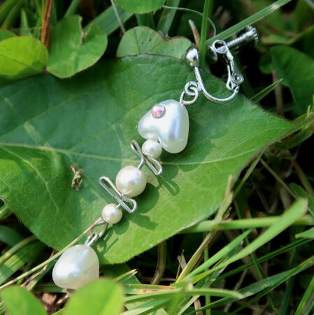 fishbone earrings - unavailable